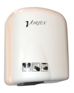 Front view of the product "Vortex Hand Dryer White Plastic Vandalism Resistance OZ1650"