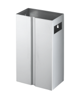 rb724 wall mount bin stainless steel