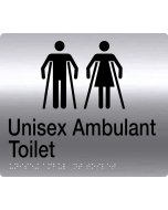 unisex ambulant toilet braille