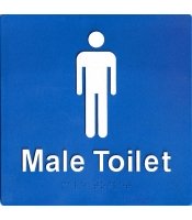  Male Braille Toilet 