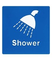  Shower Braille Sign